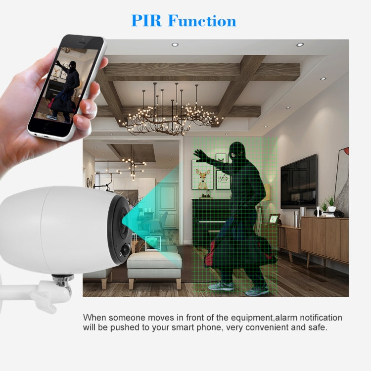 VESAFE VS-DC01 Security HD 720P Two-Way Audio Wireless Wifi IP Camera, Support Night Vision & PIR Detection & TF Card, IP54 Waterproof, VS-DC01 VESAFE VS-DC01 Security HD 720P Two-Way Audio Wireless Wifi IP Camera, Support Night Vision & PIR Detection & TF Card, IP54 Waterproof, VS-DC01